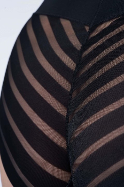 Body 119 Mesh Body Open Biust Czarne Czarny XL Julimex Body 119 Mesh Body Open Biust Czarne Czarny XL Julimex