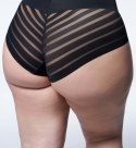 Body 119 Mesh Body Open Biust Czarne Czarny M Julimex