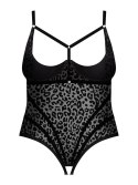Body Jagueria otwarte Czarny 4XL/5XL Obsessive Body Jagueria otwarte Czarny 4XL/5XL Obsessive