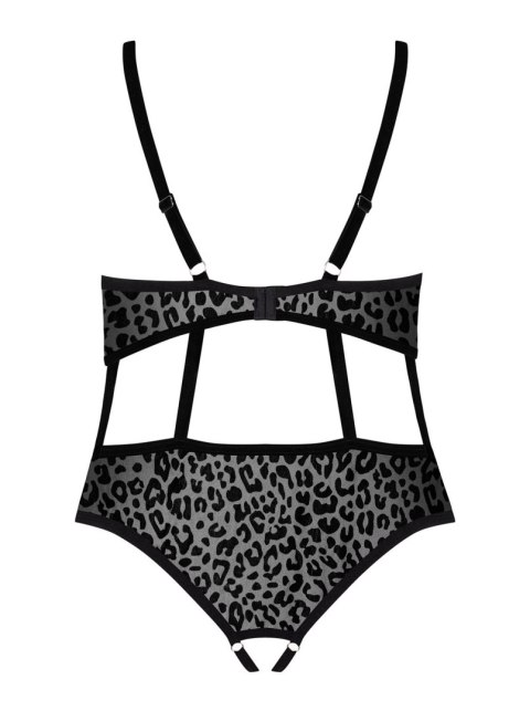 Body Jagueria otwarte Czarny 4XL/5XL Obsessive Body Jagueria otwarte Czarny 4XL/5XL Obsessive