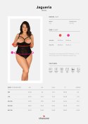 Body Jagueria otwarte Czarny 4XL/5XL Obsessive Body Jagueria otwarte Czarny 4XL/5XL Obsessive