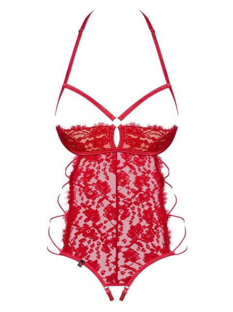 Body Rediosa Czerwone otwarte Czerwony S/M Obsessive Body Rediosa Czerwone otwarte Czerwony S/M Obsessive