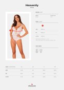 Body Heavenlly otwarte Biały XS/S Obsessive Body Heavenlly otwarte Biały XS/S Obsessive