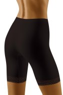 Figi Bermudy Rona Czarne Czarny XXXL Wol-Bar Figi Bermudy Rona Czarne Czarny XXXL Wol-Bar