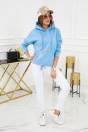 Bluza z kapturem Noemi WJ8890 Baby Blue Vittoria Ventini Bluza z kapturem Noemi WJ8890 Baby Blue Vittoria Ventini