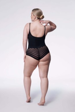 Body 119 Mesh Body Open Biust Czarne Julimex