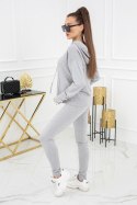 Komplet dzianinowy Kim Pearl Buttons PU1121 Silver Vittoria Ventini Komplet dzianinowy Kim Pearl Buttons PU1121 Silver Vittoria Ventini
