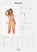 Kostium kąpielowy Blancossa bikini Białe Obsessive Kostium kąpielowy Blancossa bikini Białe Obsessive