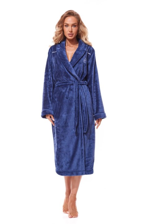 Szlafrok Lux Long 2312 Navy L&L Szlafrok Lux Long 2312 Navy L&L