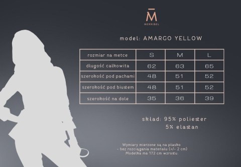 Bluzka Amargo Yellow Merribel Bluzka Amargo Yellow Merribel