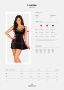 Koszulka Laurise babydoll Czarna Obsessive Koszulka Laurise babydoll Czarna Obsessive