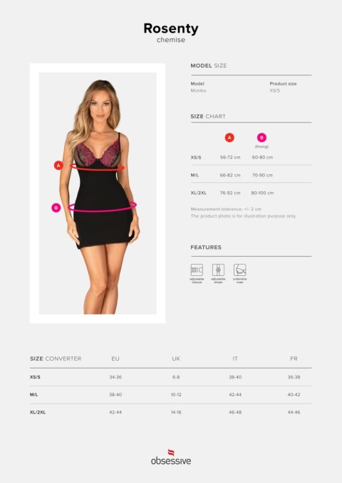 Koszulka Rosenty + stringi GRATIS! Obsessive Koszulka Rosenty + stringi GRATIS! Obsessive