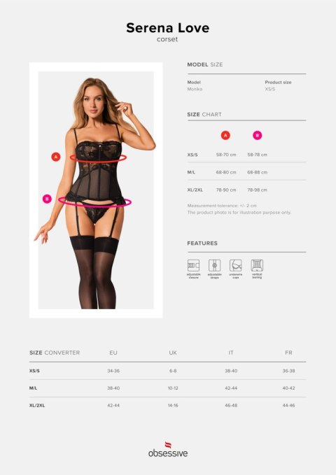 Gorset Serena Love + stringi GRATIS!!! Obsessive Gorset Serena Love + stringi GRATIS!!! Obsessive