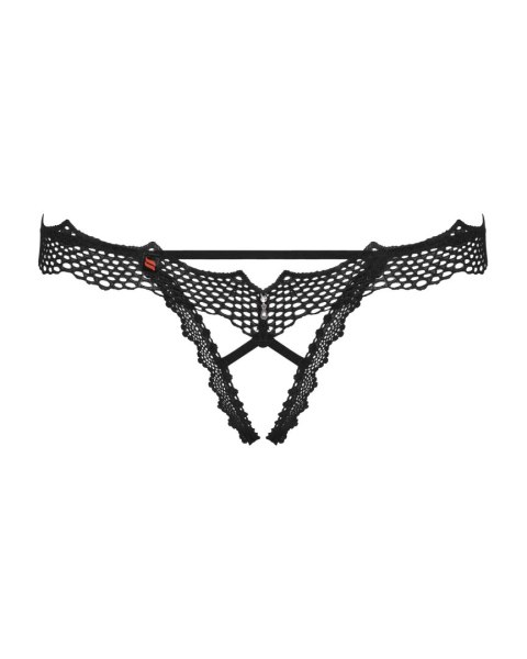 Stringi Bravelle otwarte Czarne Obsessive Stringi Bravelle otwarte Czarne Obsessive