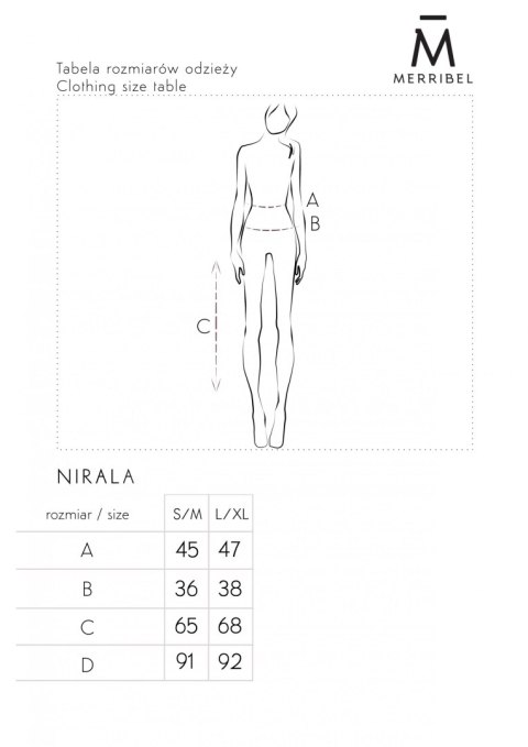 Sukienka Nirala Brązowa Merribel Sukienka Nirala Brązowa Merribel