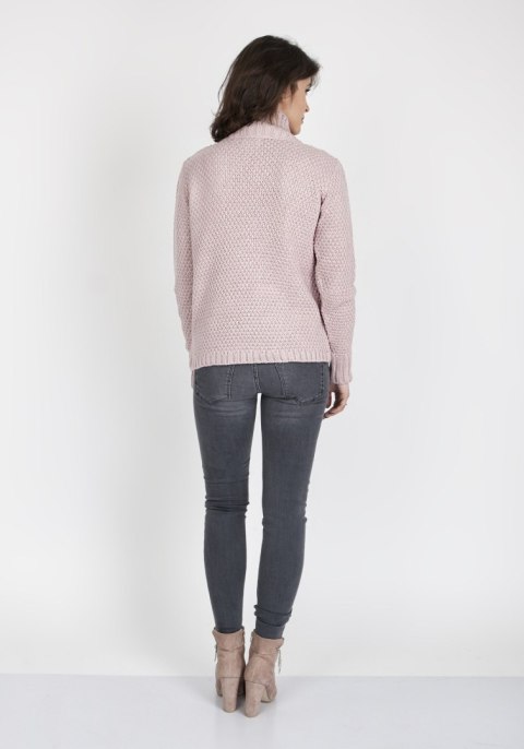 Sweter Estelle SWE 121 Pudrowy róż MKMSwetry Sweter Estelle SWE 121 Pudrowy róż MKMSwetry