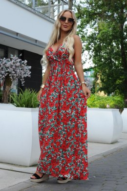 Sukienka Poppy Czerwony ONE SIZE Merribel