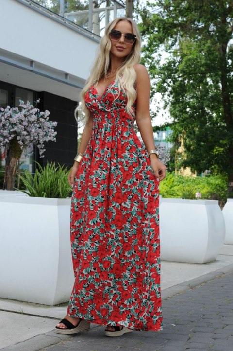 Sukienka Poppy Czerwony ONE SIZE Merribel Sukienka Poppy Czerwony ONE SIZE Merribel