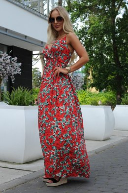 Sukienka Poppy Czerwony ONE SIZE Merribel