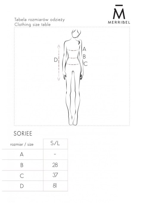 Sukienka Soriee Red Red S/L Merribel Sukienka Soriee Red Red S/L Merribel