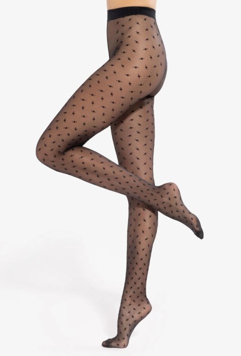 Rajstopy Dotsy 18 Black 4 Gatta Rajstopy Dotsy 18 Black 4 Gatta