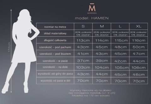 Sukienka Hamien Black Black XL Merribel Sukienka Hamien Black Black XL Merribel