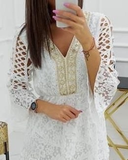 Sukienka Mayca Cotton HY1036 White White M/L Vittoria Ventini