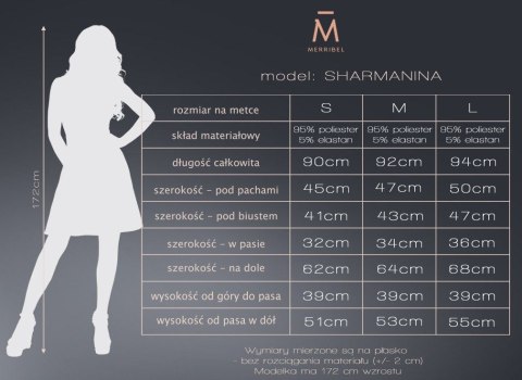 Sukienka Sharmanina Miętowa Miętowy S Merribel Sukienka Sharmanina Miętowa Miętowy S Merribel