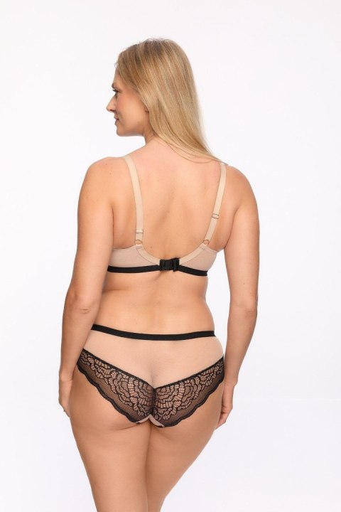 Biustonosz Nathalie 1286 Czarno-Beżowy 85G Gaia Biustonosz Nathalie 1286 Czarno-Beżowy 85G Gaia
