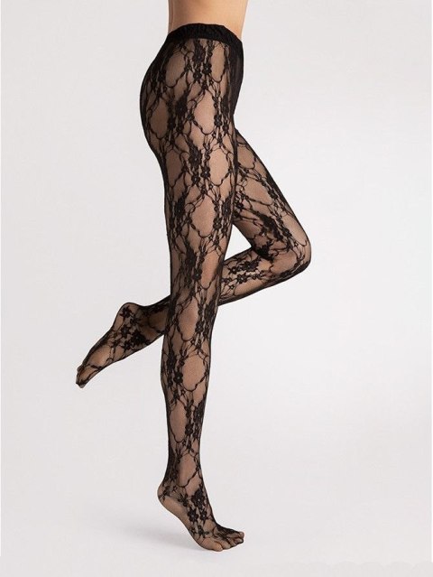 Rajstopy Donatella Black Fiore Rajstopy Donatella Black Fiore