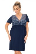 Koszula nocna Melania Plus Granatowa Granatowy XXXXL Donna Koszula nocna Melania Plus Granatowa Granatowy XXXXL Donna