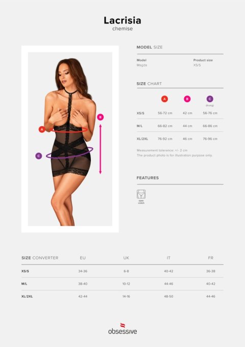 Koszulka Lacrisia chemise Obsessive Koszulka Lacrisia chemise Obsessive