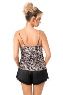 Piżama Sheila 1/2 Czarna Donna