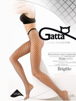 Rajstopy Brigitte 05 Grafitowy 1/2 Gatta