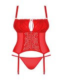 Gorset Blossmina + stringi GRATIS!!! Czerwony Obsessive Gorset Blossmina + stringi GRATIS!!! Czerwony Obsessive