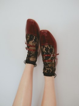 Skarpetki Ismena Black Fiore