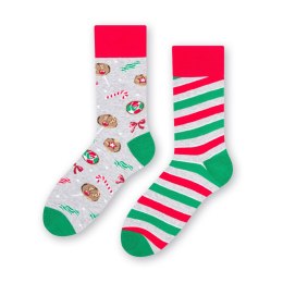 Skarpety 136-069 Melanż Jasny Szary Steven