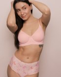 Biustonosz Simple t-shirt Bra Różowy Różowy L Julimex Biustonosz Simple t-shirt Bra Różowy Różowy L Julimex