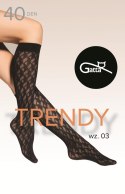 Podkolanówki Trendy Line Knee 03 Gatta Podkolanówki Trendy Line Knee 03 Gatta