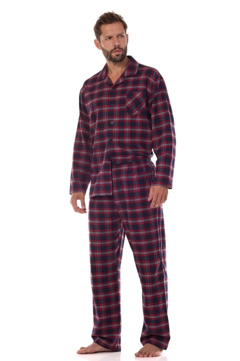 Piżama Ben PR 2471 Granatowa Granatowy XXL L&amp;L