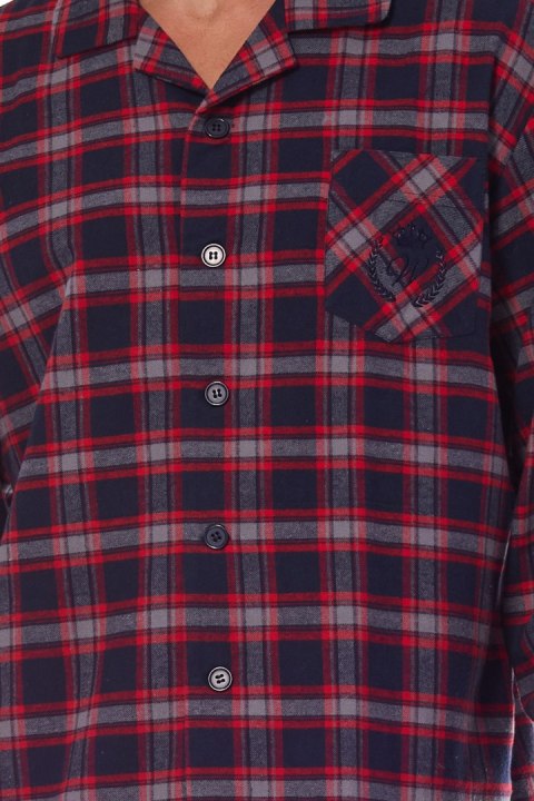 Piżama Ben PR 2471 Granatowa Granatowy XXXL L&amp;L