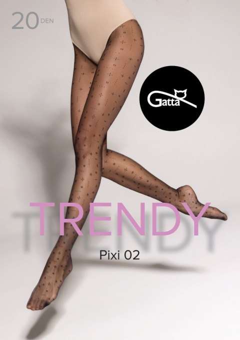 Rajstopy Pixi 02 Nero Gatta