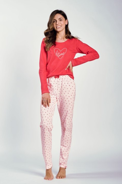 Piżama Amalia 3235 Czerwona Taro