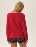 Piżama Feli 41898-33X Czerwone Henderson Ladies
