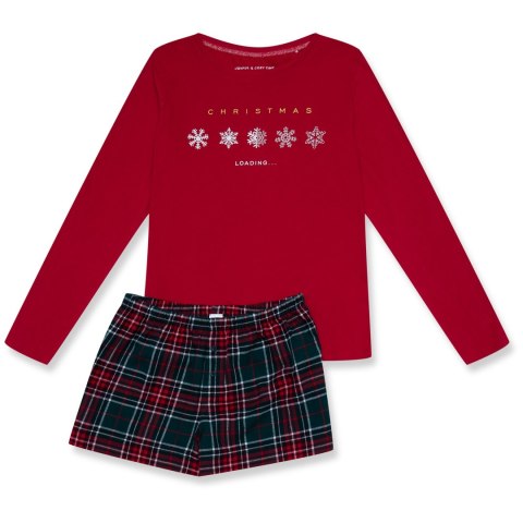 Piżama Feli 41898-33X Czerwone Henderson Ladies