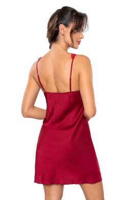 Koszula nocna Mari Bordowa Donna