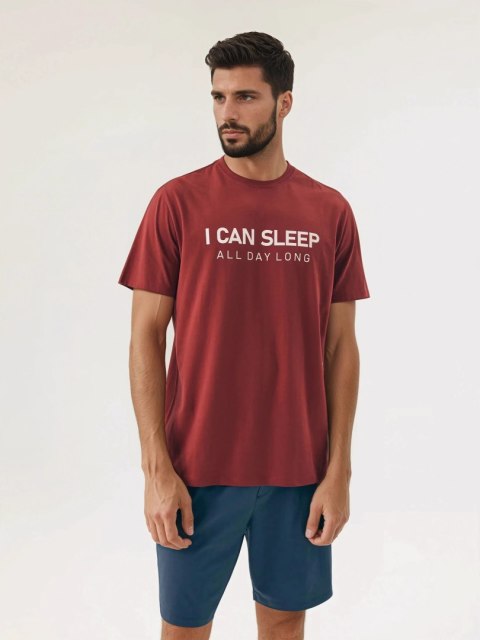 Piżama Sleeper 42614-33X Czerwono-Niebieska Henderson