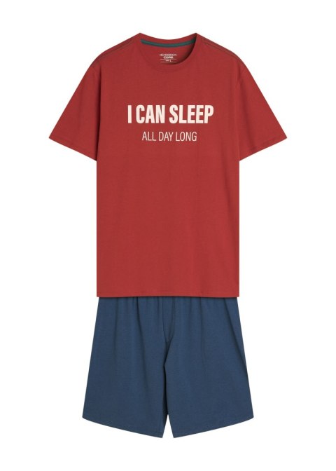 Piżama Sleeper 42614-33X Czerwono-Niebieska Henderson