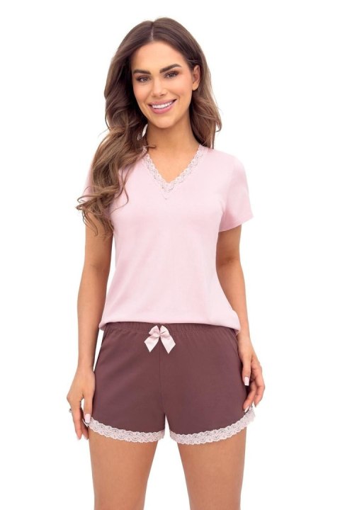 Piżama Daphne Short Różowa Donna
