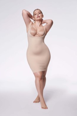 Halka 222 Basic Slip Open Biust Naturalna Julimex